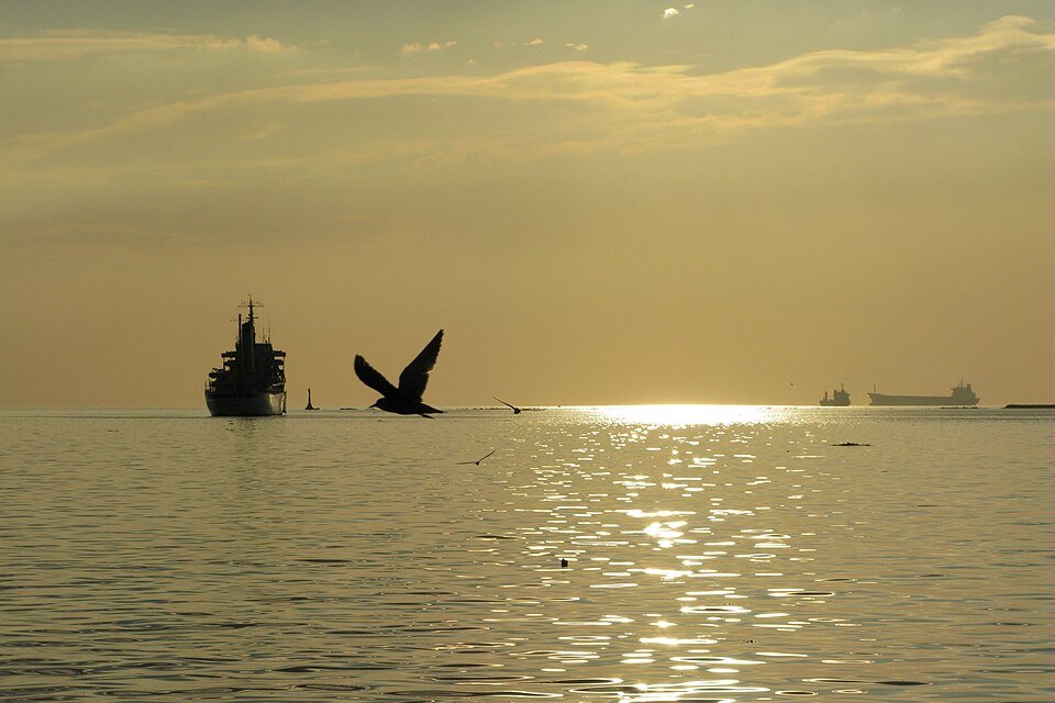 Atardecer en la Bahía de Manila