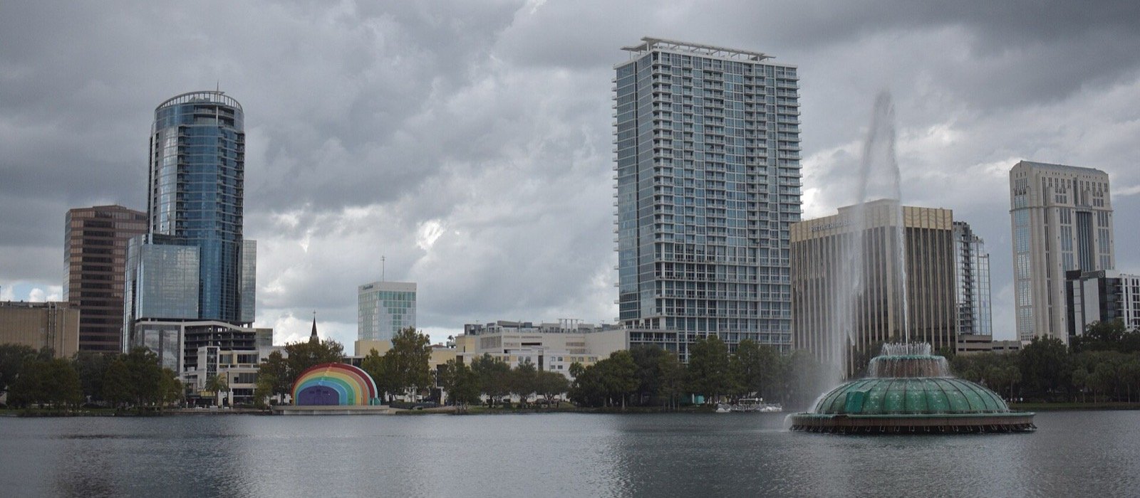 Lake Eola, downtown Orlando