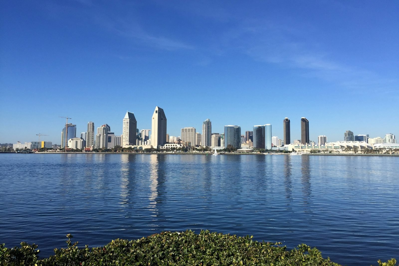 El centro de San Diego y su bahía