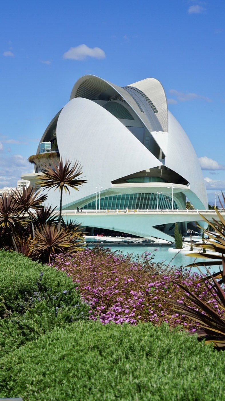 The Palau de les Arts in the City of Arts and Sciences, Valencia