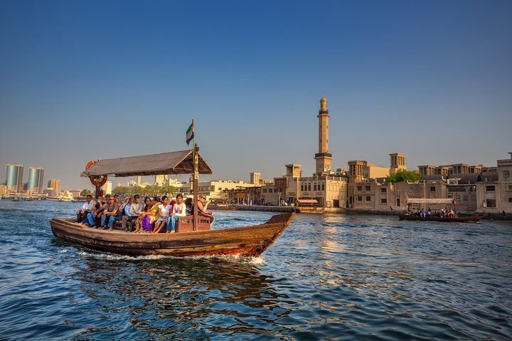 Traditional abra on Dubai Creek